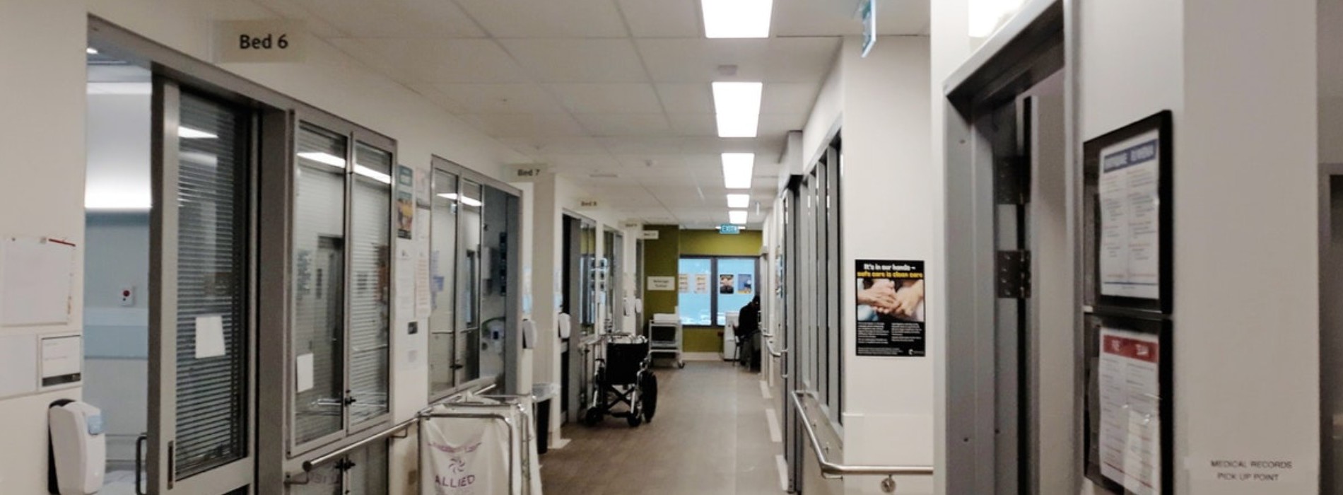 Wellington Hospital Corridor Header